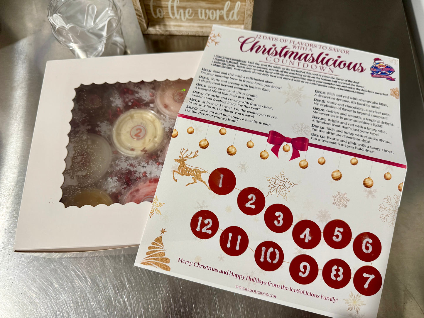 PRE-ORDER: 12 Days of ChristmasLicious Advent Calendar